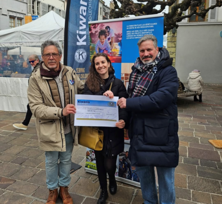 Le Kiwanis Morges soutient le Foyer de Lully avec un généreux don de CHF 5'000.-